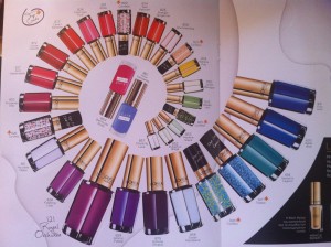 l'oreal nail colors for 2014